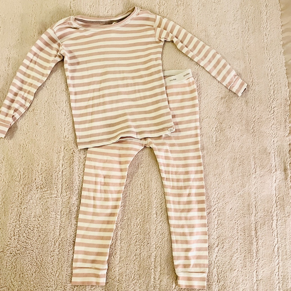 Gap striped organic cotton pajama set
